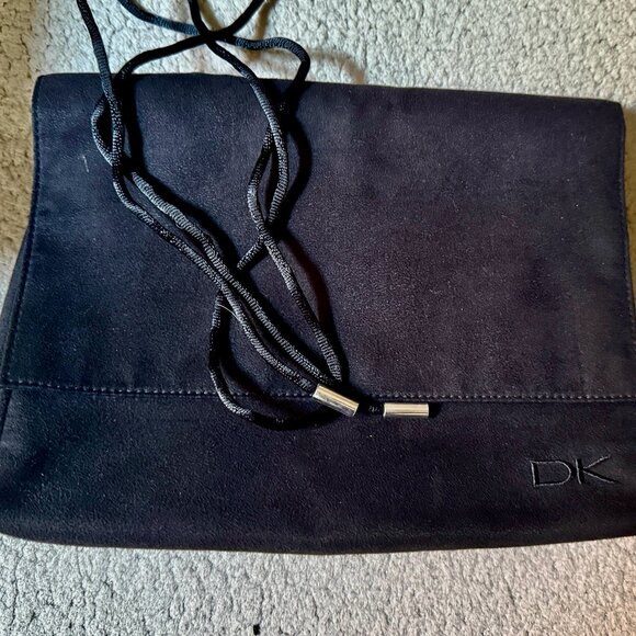 DKNY Black Makeup Pouch + internal separate mini pouch - Picture 4 of 13